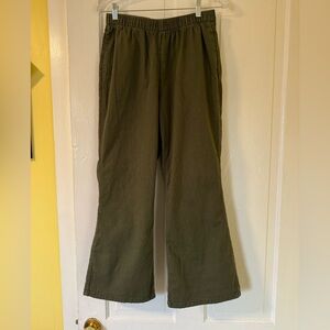 American Eagle Outfitters Cotton Side Pockets Wide Leg Pants• Medium